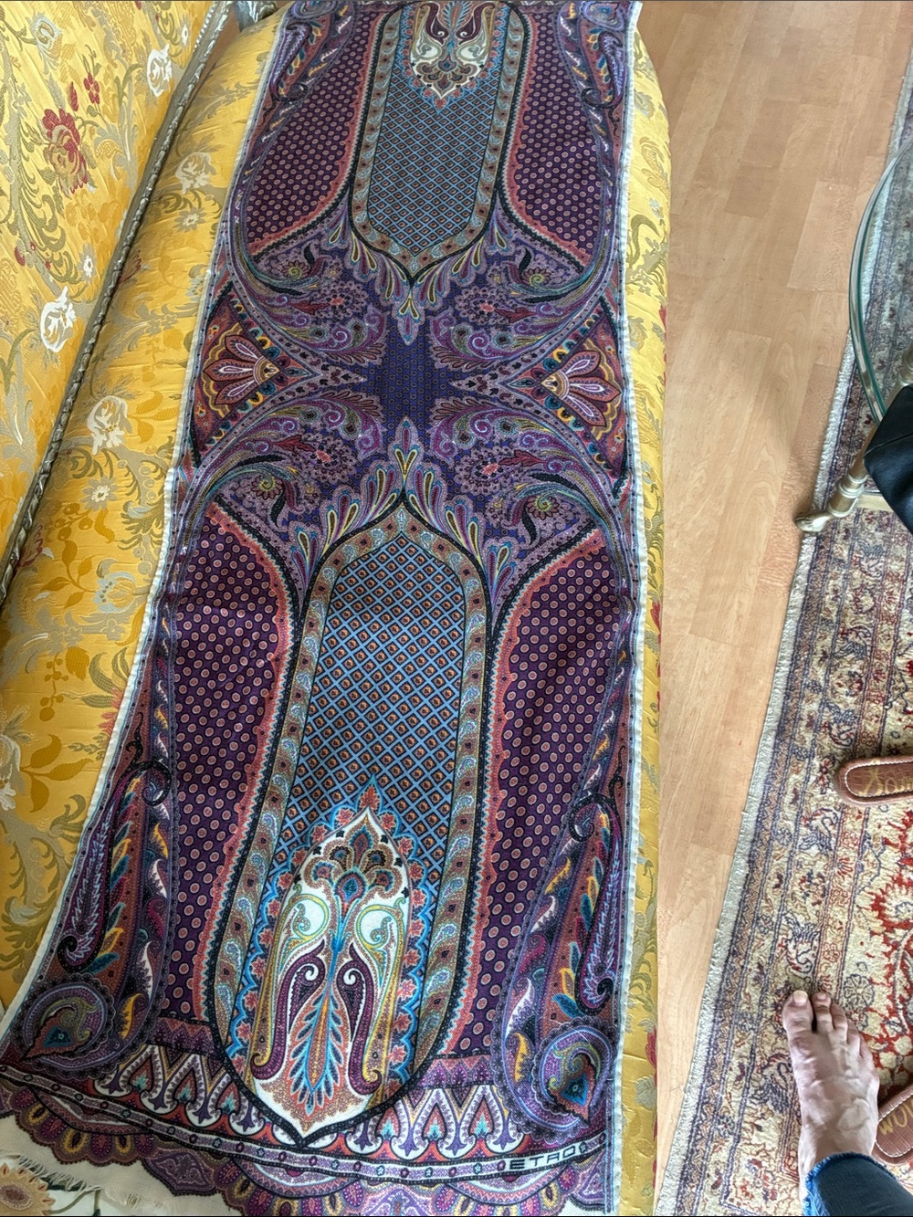 Etro silk wool blend Scarf